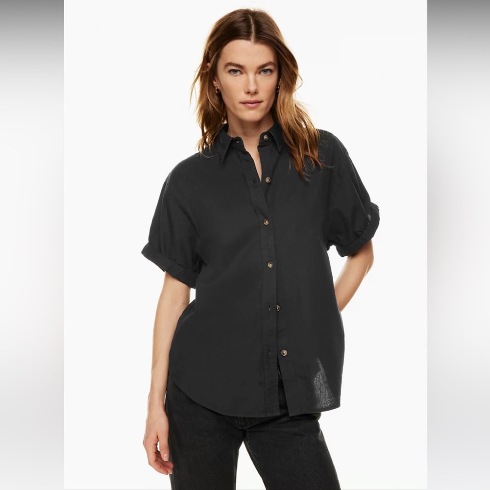 24. Denim Forum Aritzia The Jane shirt